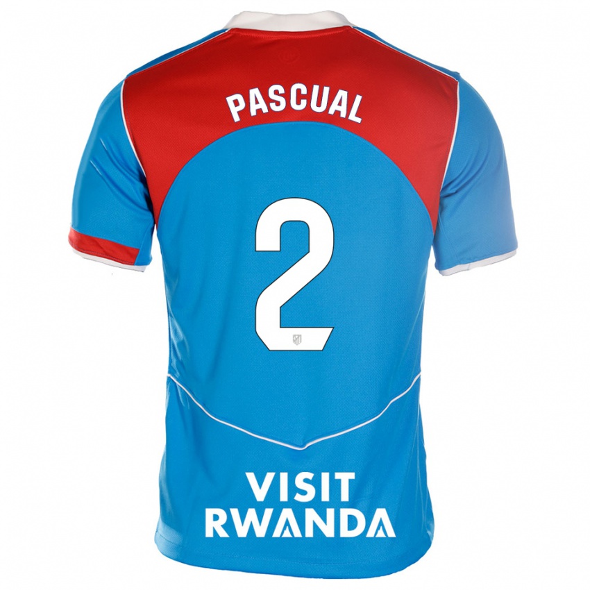 ילדים מרטין פסקואל #2 כחול לבן ג'רזי קיט שלישי 2025/26 חולצה קצרה