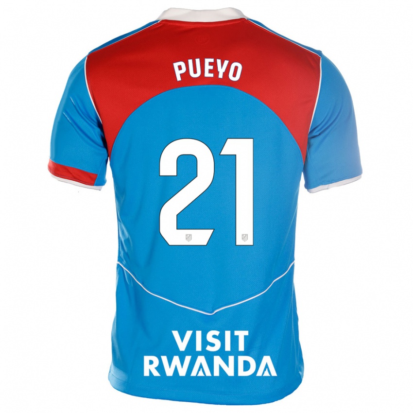 ילדים אלחנדרו מונסרייט פואיו #21 כחול לבן ג'רזי קיט שלישי 2025/26 חולצה קצרה