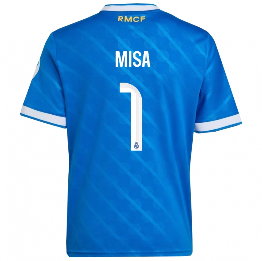 ילדים מריה רודריגס #1 כחול לבן ג'רזי קיט שלישי 2025/26 חולצה קצרה