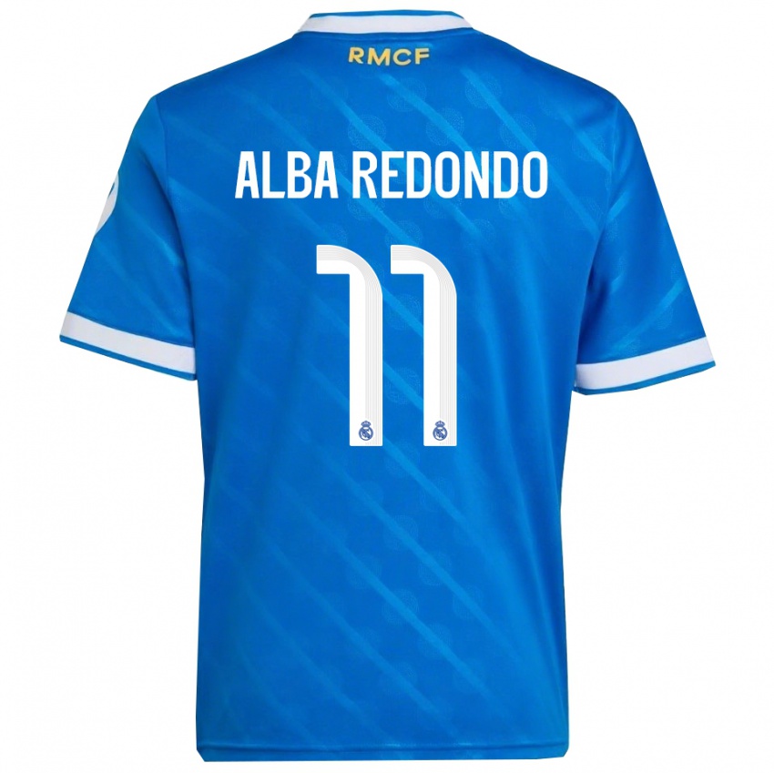 ילדים אלבה רדונדו #11 כחול לבן ג'רזי קיט שלישי 2025/26 חולצה קצרה