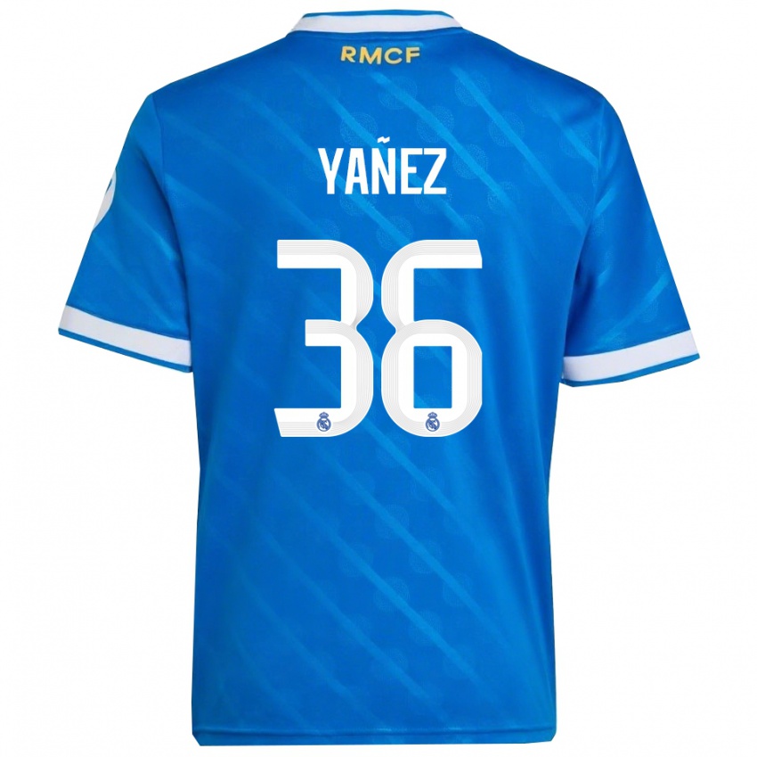 ילדים דניאל יאנייס בארלה #36 כחול לבן ג'רזי קיט שלישי 2025/26 חולצה קצרה