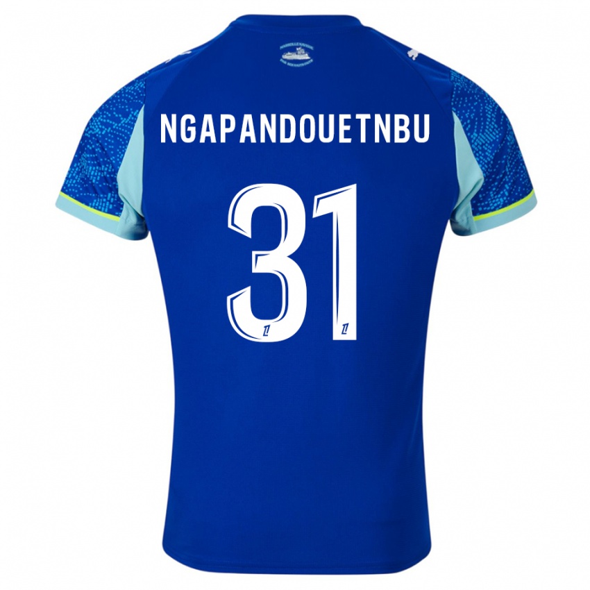 ילדים סיימון בריידי נגאפנדואטנבו #31 תכלת לבן ג'רזי קיט שלישי 2025/26 חולצה קצרה