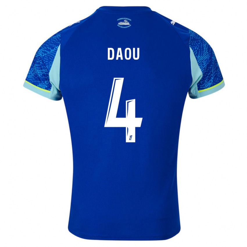 ילדים ריימאנה דאו #4 תכלת לבן ג'רזי קיט שלישי 2025/26 חולצה קצרה