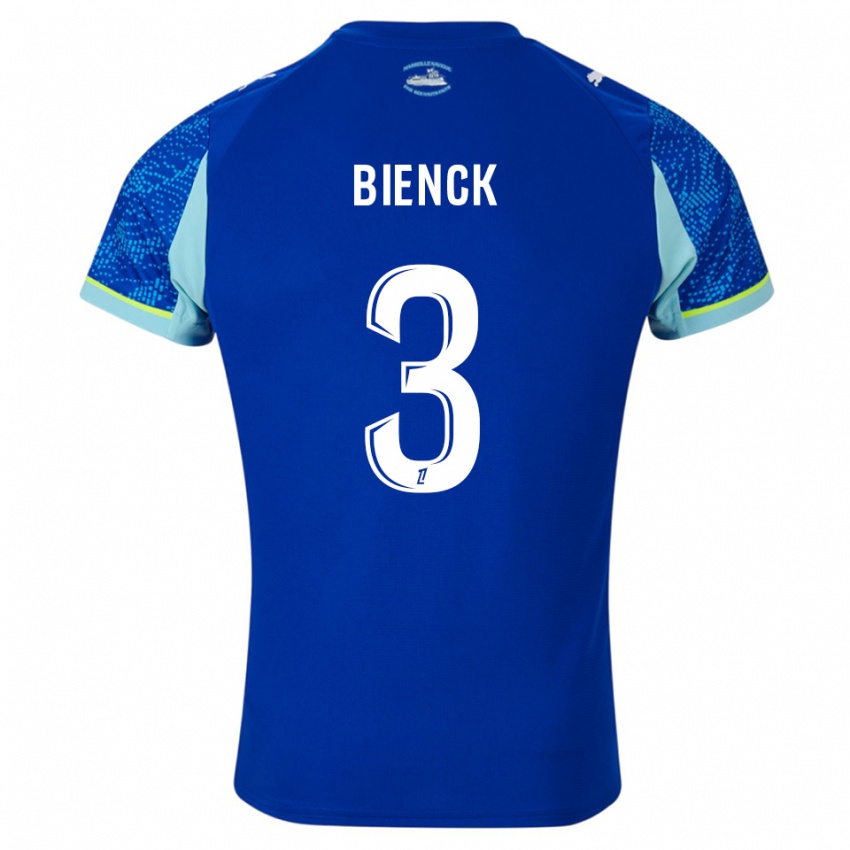 ילדים Felix Bienck #3 תכלת לבן ג'רזי קיט שלישי 2025/26 חולצה קצרה