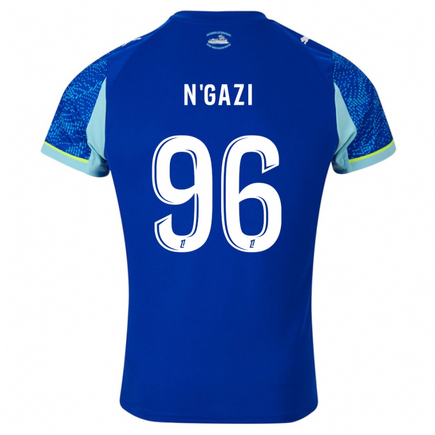 ילדים Chloé N'gazi #96 תכלת לבן ג'רזי קיט שלישי 2025/26 חולצה קצרה