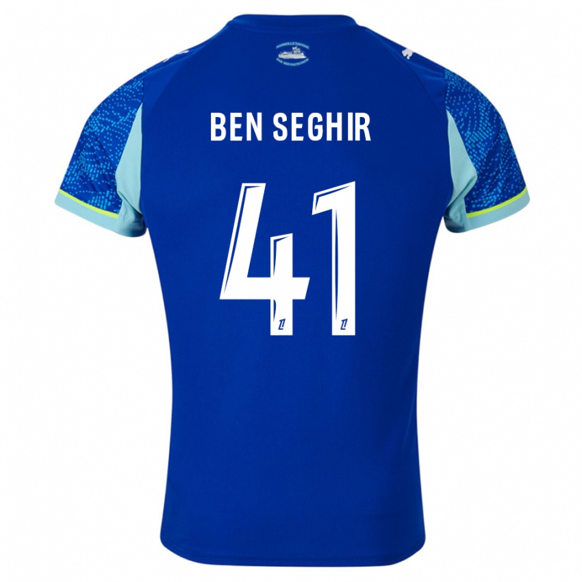 ילדים סלים בן-סגיר #41 תכלת לבן ג'רזי קיט שלישי 2025/26 חולצה קצרה