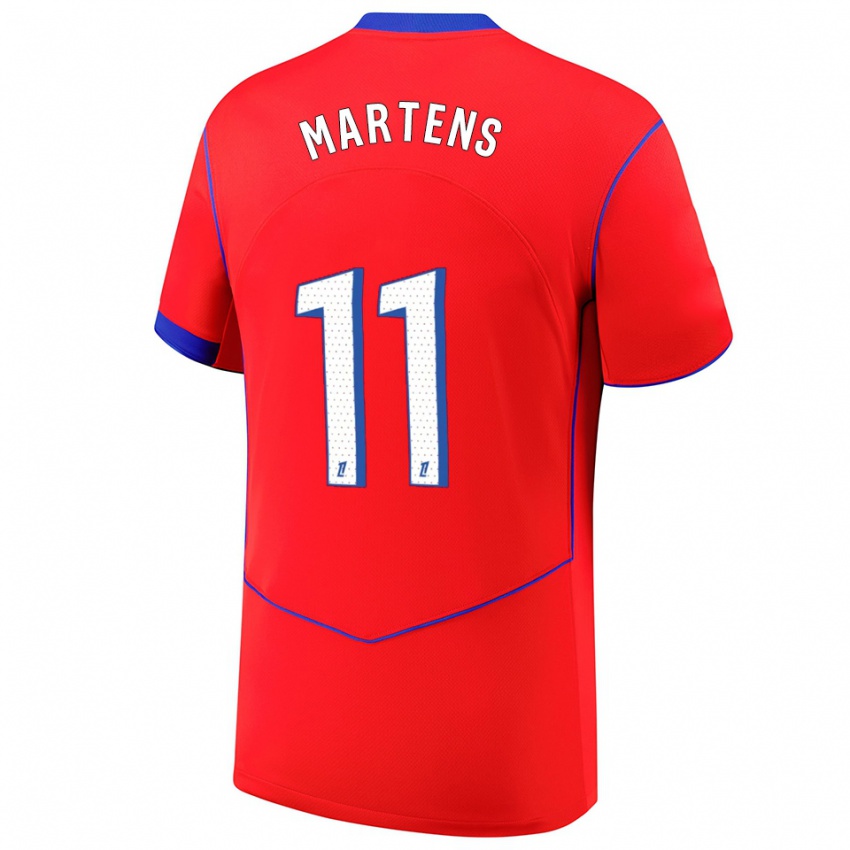 ילדים לייקה מרטנס #11 אדום כחול לבן ג'רזי קיט שלישי 2025/26 חולצה קצרה