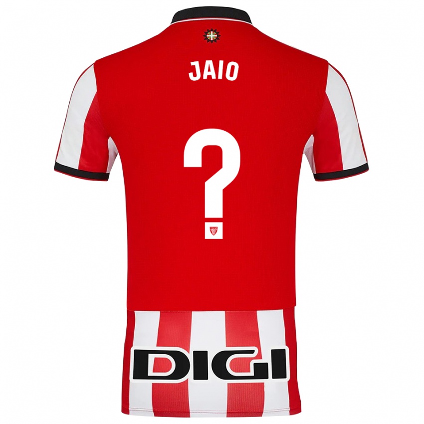 גברים Jaio #0 אדום לבן ג'רזי ביתית 2025/26 חולצה קצרה