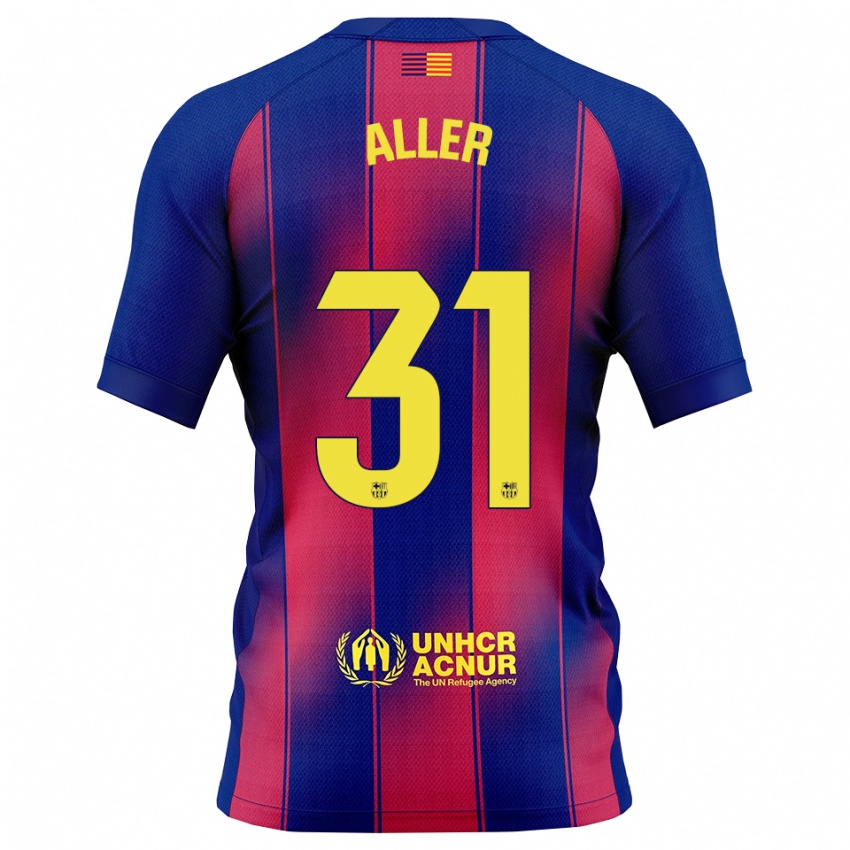 גברים Eder Aller #31 כחול אדום ג'רזי ביתית 2025/26 חולצה קצרה