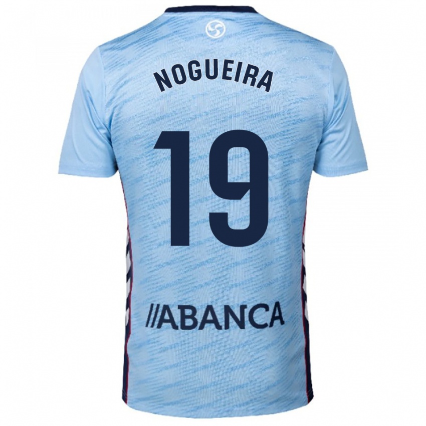 גברים María Nogueira #19 תכלת אדום ג'רזי ביתית 2025/26 חולצה קצרה