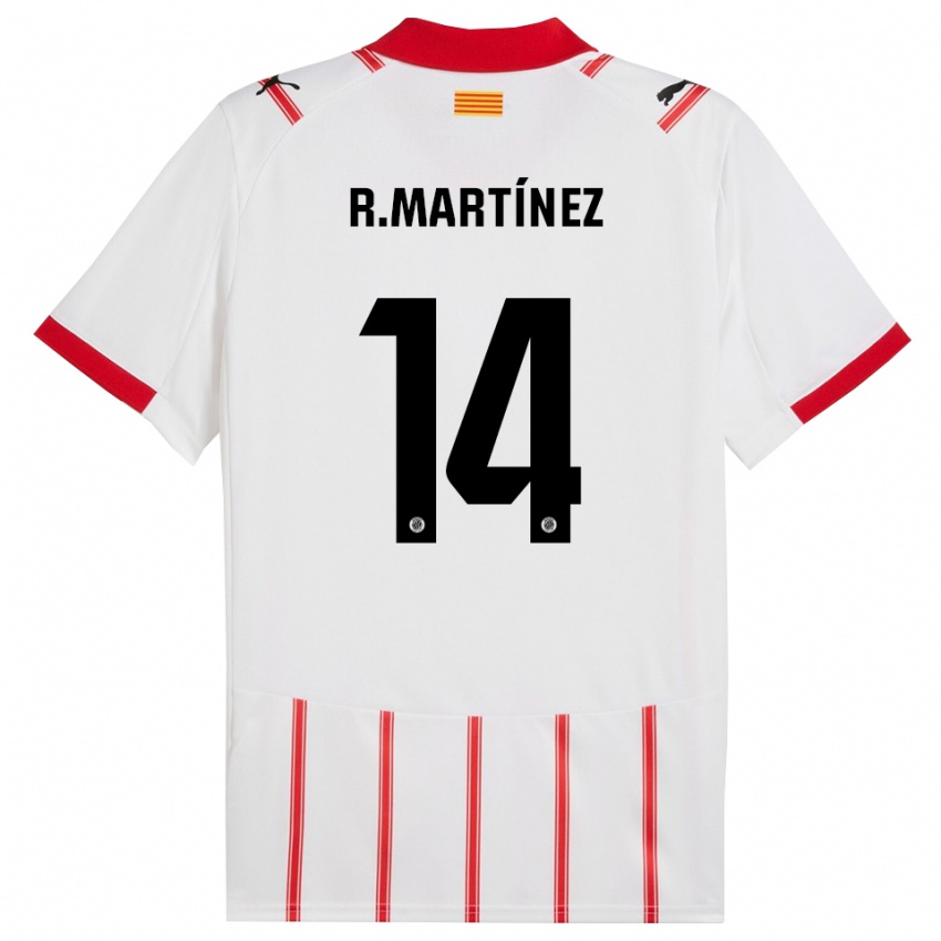 גברים Raúl Martínez #14 לבן אדום ג'רזי ביתית 2025/26 חולצה קצרה