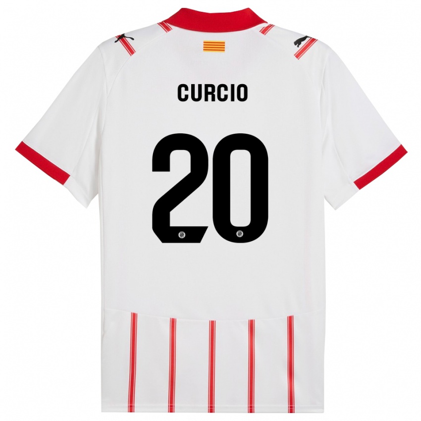 גברים Daniel Curcio #20 לבן אדום ג'רזי ביתית 2025/26 חולצה קצרה