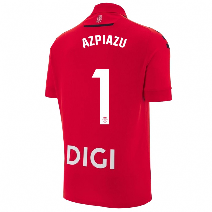 גברים נאהיה אספיאסו מורנו #1 אדום שחור ג'רזי ביתית 2025/26 חולצה קצרה