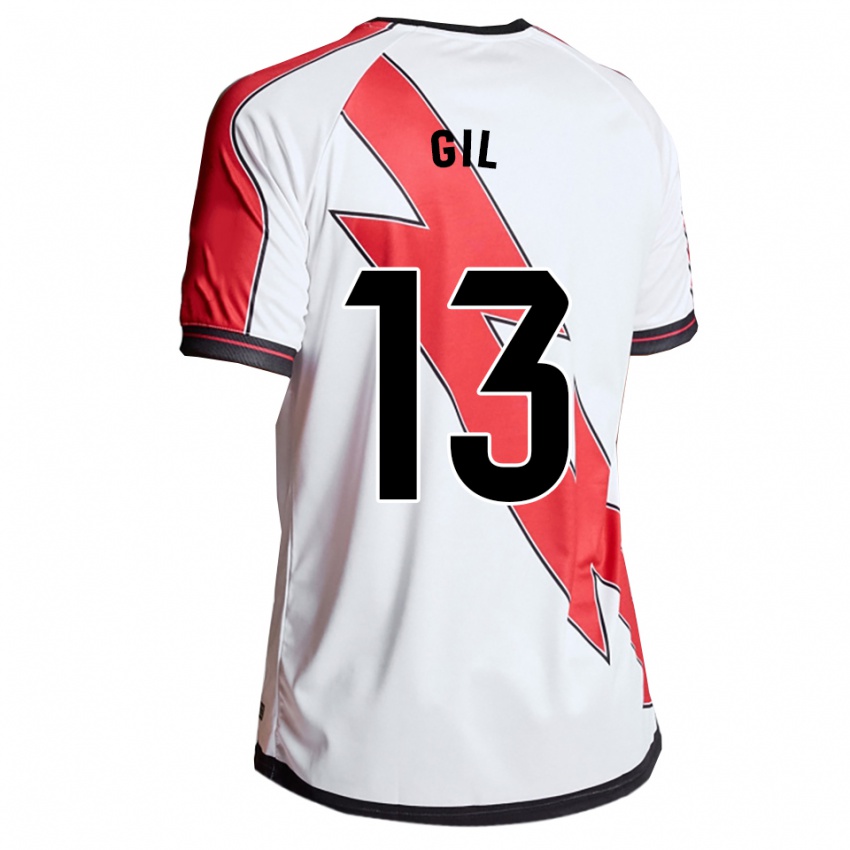 גברים Juanpe Gil #13 לבן אדום ג'רזי ביתית 2025/26 חולצה קצרה
