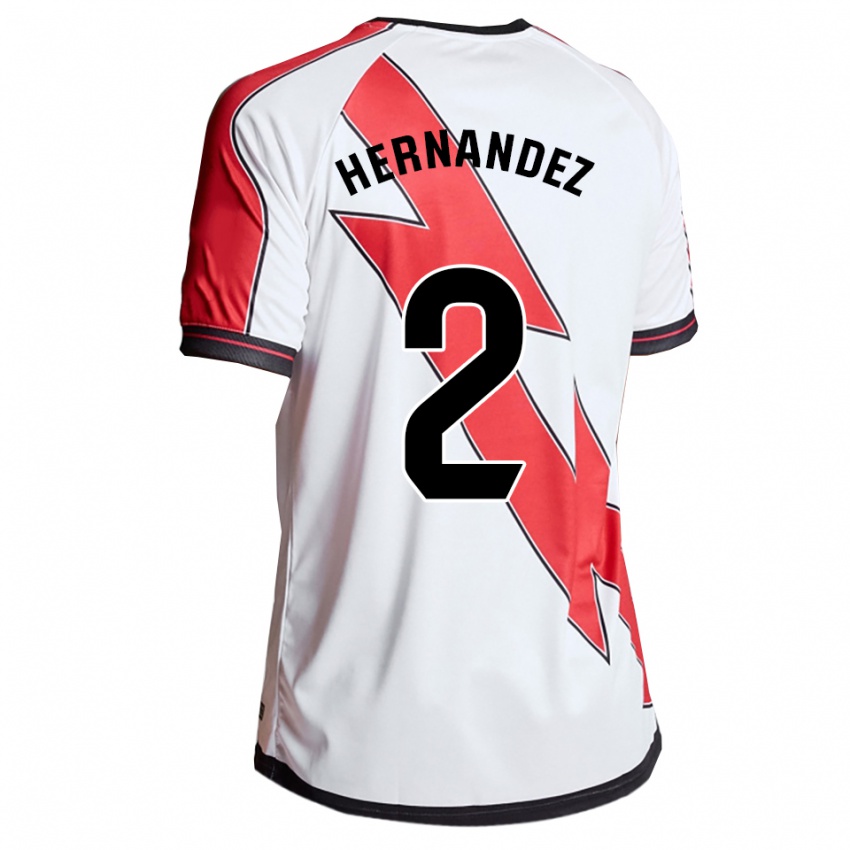 גברים מרקו הרננדז #2 לבן אדום ג'רזי ביתית 2025/26 חולצה קצרה