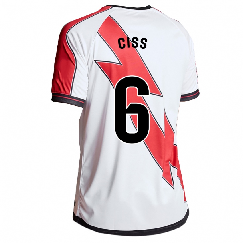 גברים פאטה סיס #6 לבן אדום ג'רזי ביתית 2025/26 חולצה קצרה