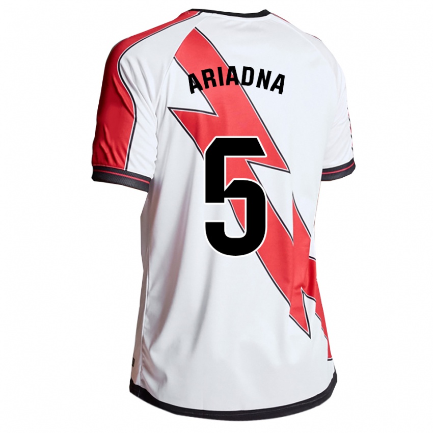 גברים אריאדנה רובירולה מורנו #5 לבן אדום ג'רזי ביתית 2025/26 חולצה קצרה