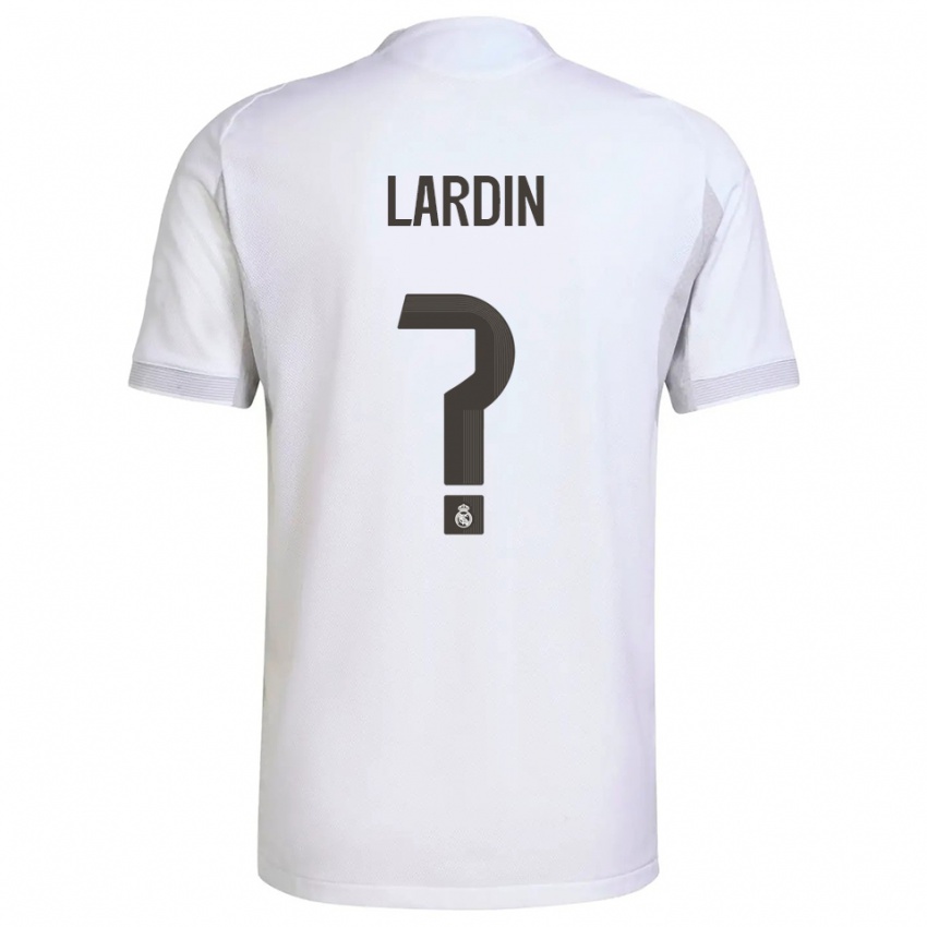 גברים Carlos Lardin #0 לבן צהוב ג'רזי ביתית 2025/26 חולצה קצרה