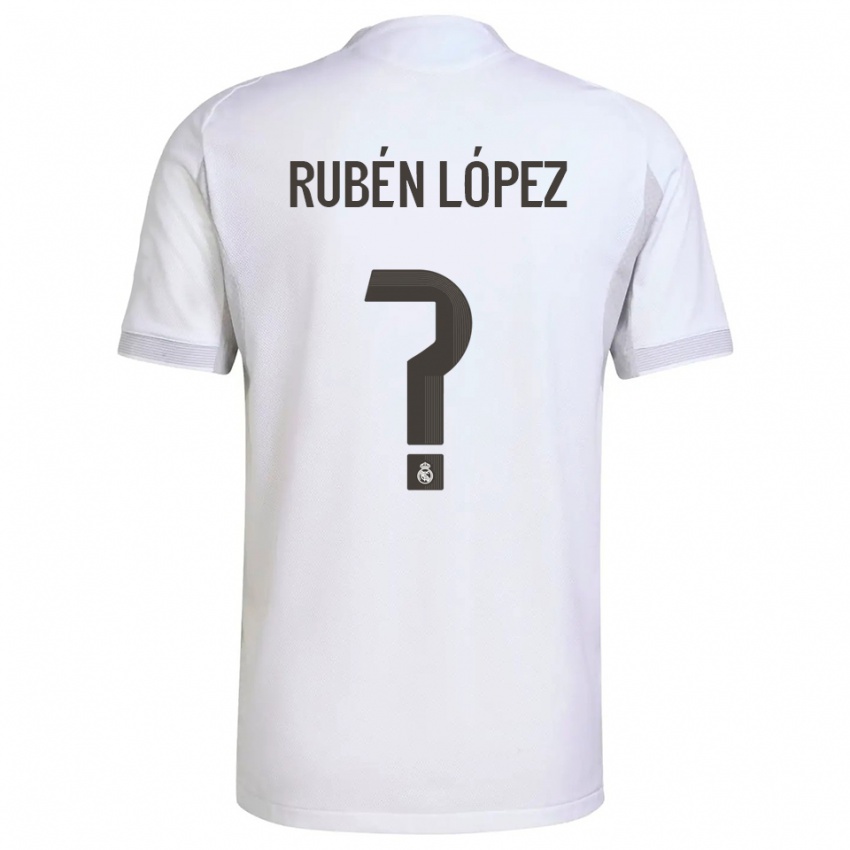 גברים Rubén López #0 לבן צהוב ג'רזי ביתית 2025/26 חולצה קצרה