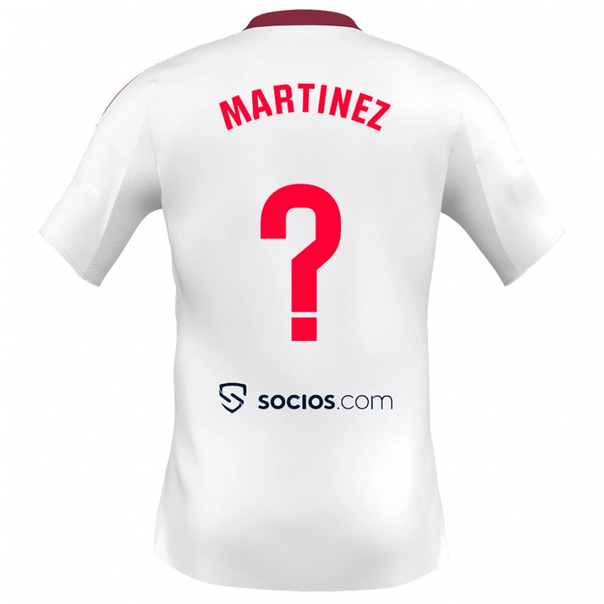 גברים מריו מרטינס #0 לבן אדום ג'רזי ביתית 2025/26 חולצה קצרה