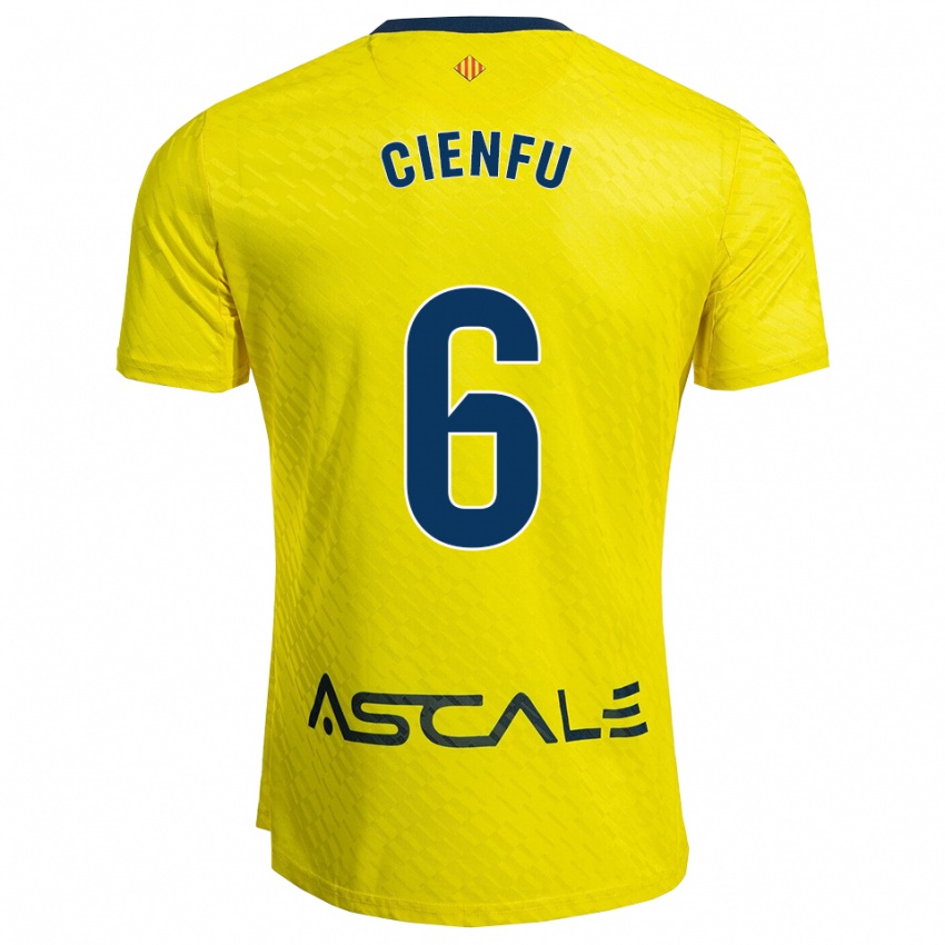 גברים María Cienfuegos Baragaño #6 צהוב נייבי ג'רזי ביתית 2025/26 חולצה קצרה