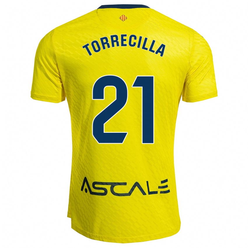גברים וירחיניה טורסיילה #21 צהוב נייבי ג'רזי ביתית 2025/26 חולצה קצרה