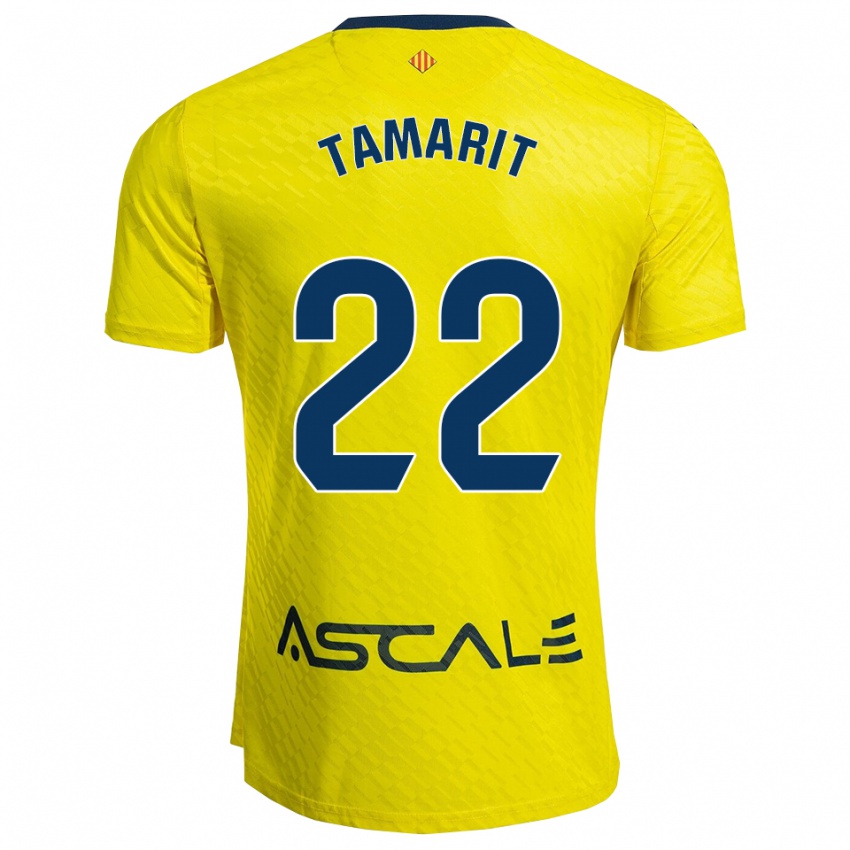 גברים טוני תמרית תמרית #22 צהוב נייבי ג'רזי ביתית 2025/26 חולצה קצרה