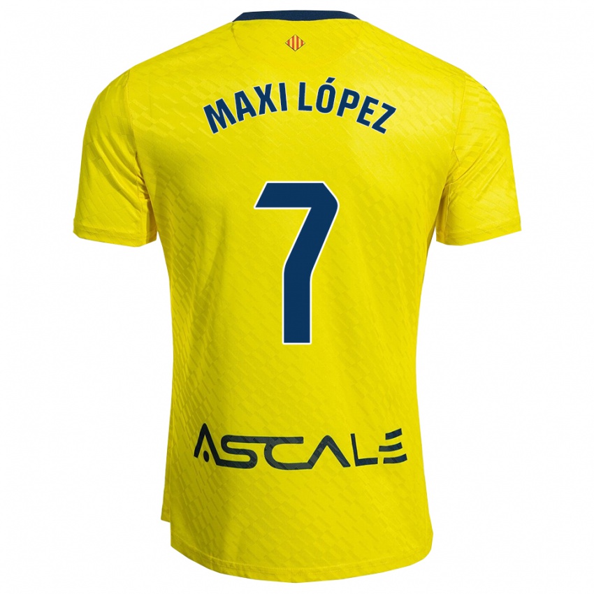 גברים מקסי לופס #7 צהוב נייבי ג'רזי ביתית 2025/26 חולצה קצרה