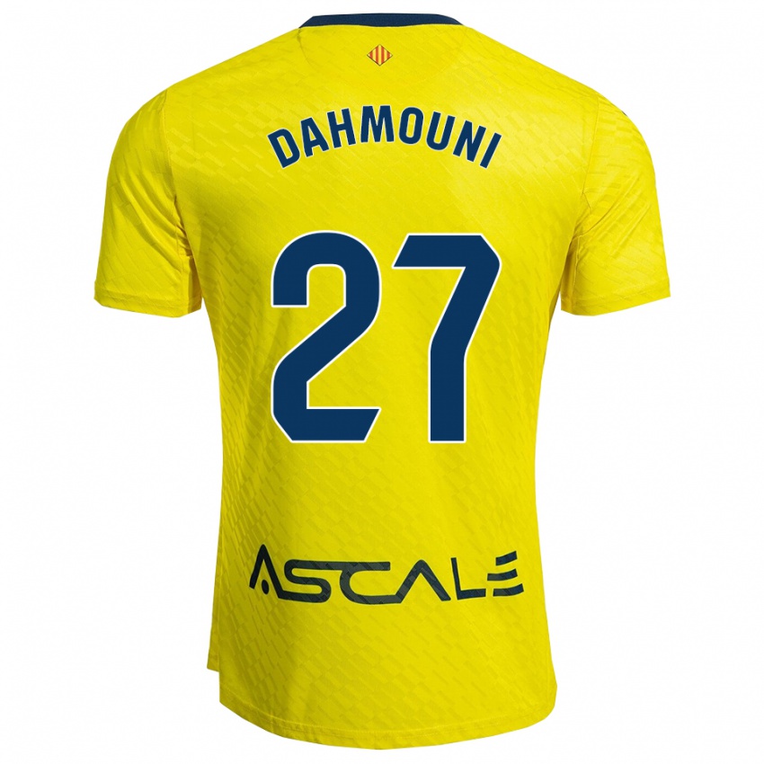 גברים מהא דחמוני #27 צהוב נייבי ג'רזי ביתית 2025/26 חולצה קצרה