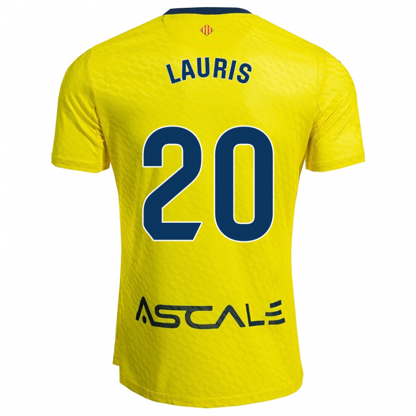 גברים לאורה רודריגס קוואדראדו #20 צהוב נייבי ג'רזי ביתית 2025/26 חולצה קצרה
