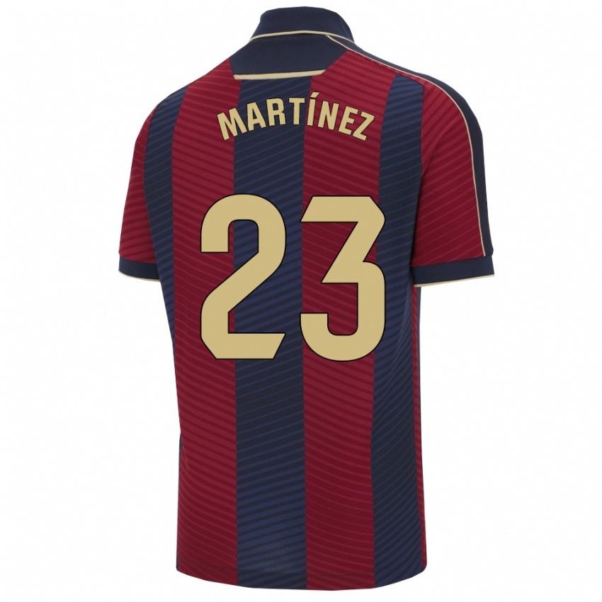 גברים Pablo Martínez #23 אדום נייבי ג'רזי ביתית 2025/26 חולצה קצרה