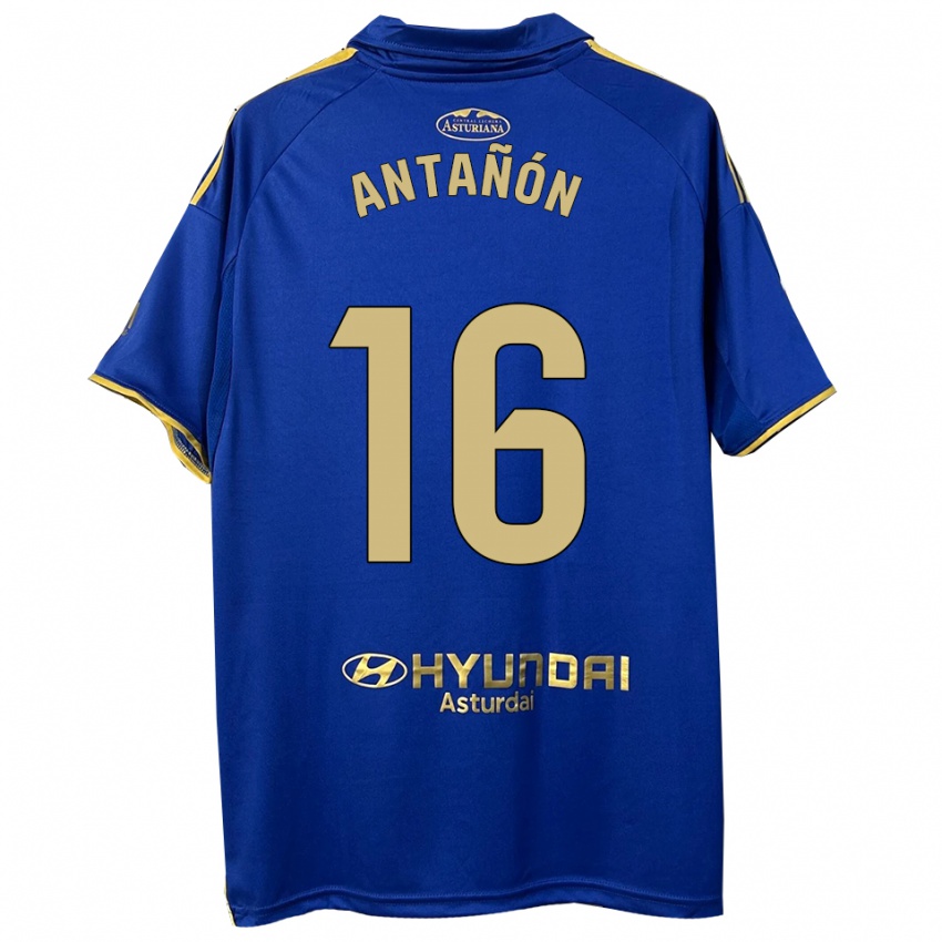 גברים Lucas Antañón #16 כחול זהב ג'רזי ביתית 2025/26 חולצה קצרה