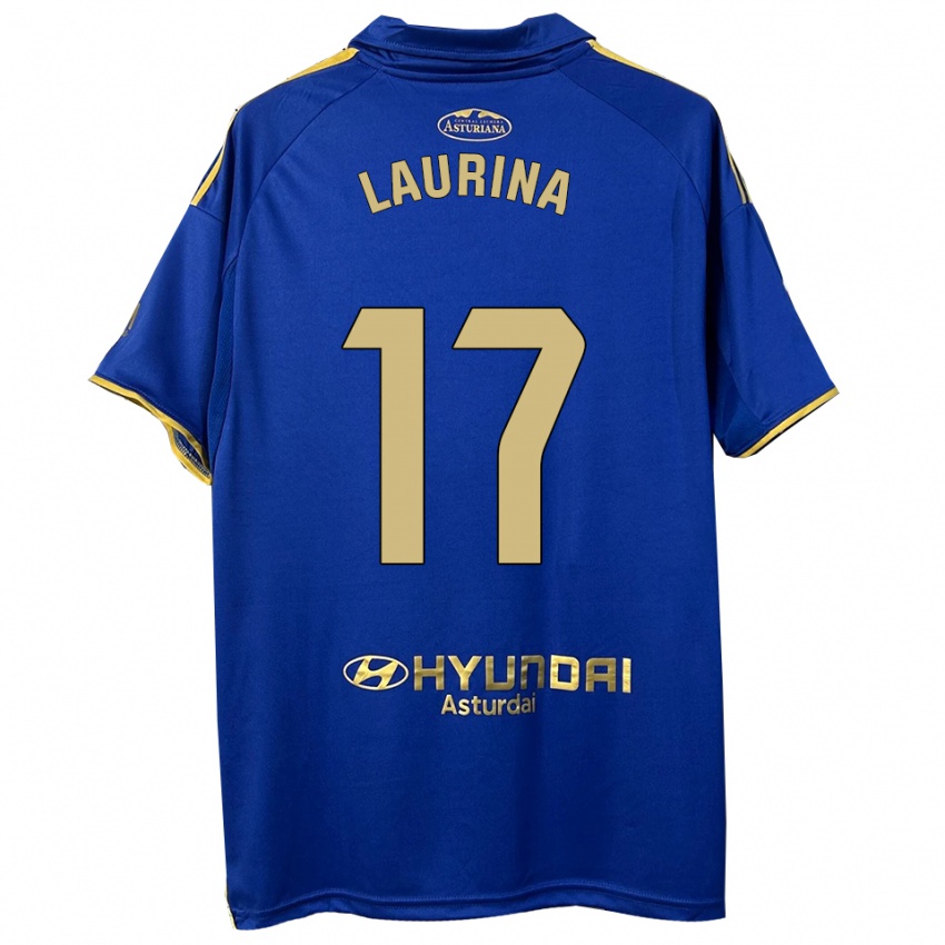 גברים Laura Gutiérrez #17 כחול זהב ג'רזי ביתית 2025/26 חולצה קצרה