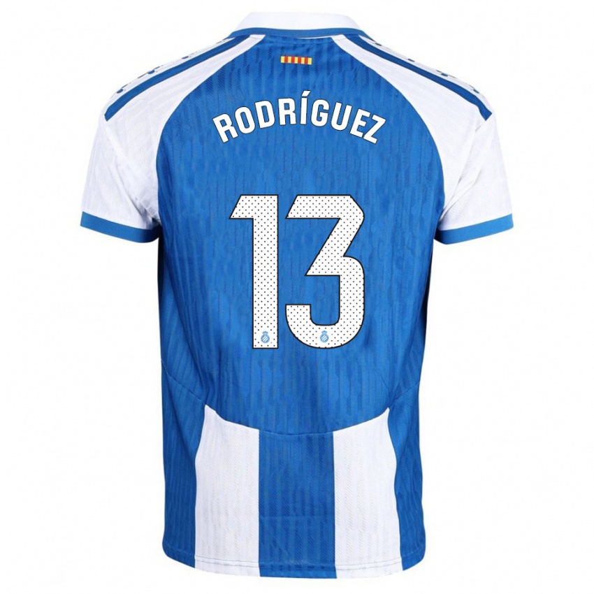 גברים Joel Rodríguez #13 כחול לבן ג'רזי ביתית 2025/26 חולצה קצרה