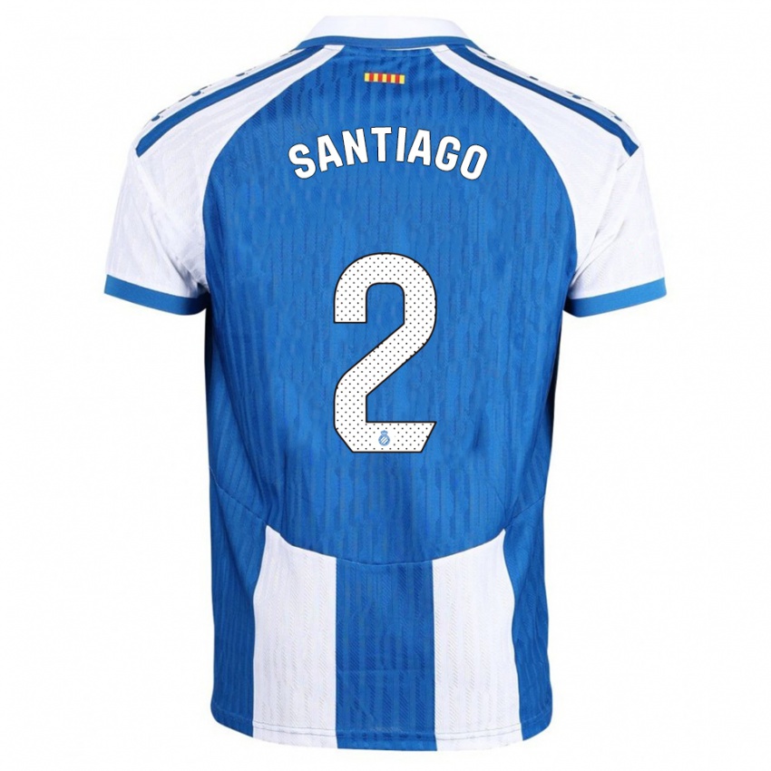 גברים David Santiago #2 כחול לבן ג'רזי ביתית 2025/26 חולצה קצרה
