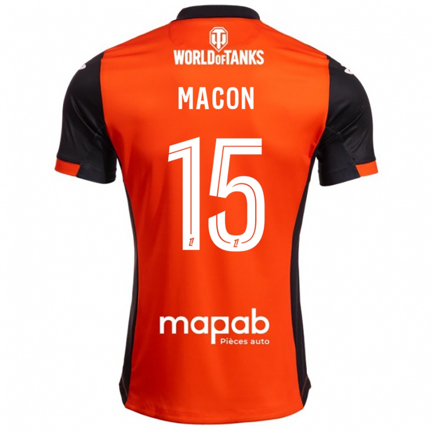 גברים באטיס מייסון #15 שחור כתום ג'רזי ביתית 2025/26 חולצה קצרה