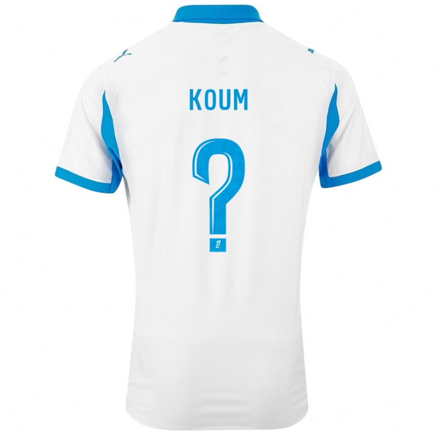 גברים Alexi Koum #0 לבן תכלת ג'רזי ביתית 2025/26 חולצה קצרה