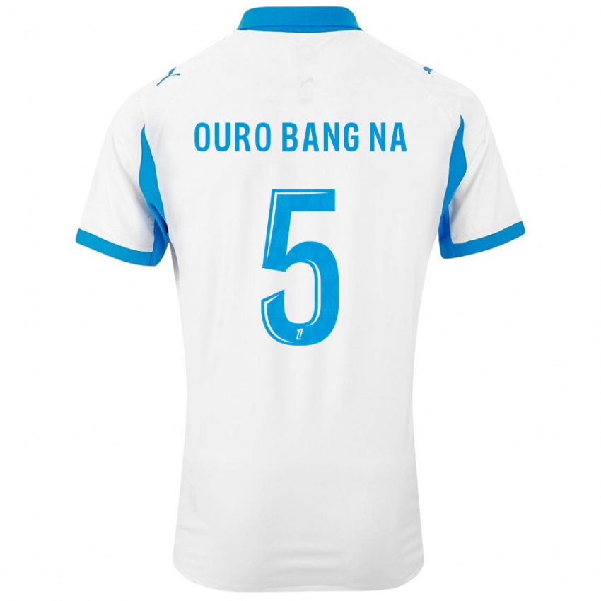 גברים Rayan Ouro Bang Na #5 לבן תכלת ג'רזי ביתית 2025/26 חולצה קצרה