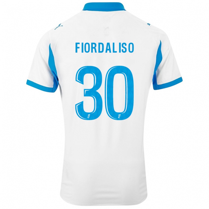 גברים תלמה פיורדליסו #30 לבן תכלת ג'רזי ביתית 2025/26 חולצה קצרה