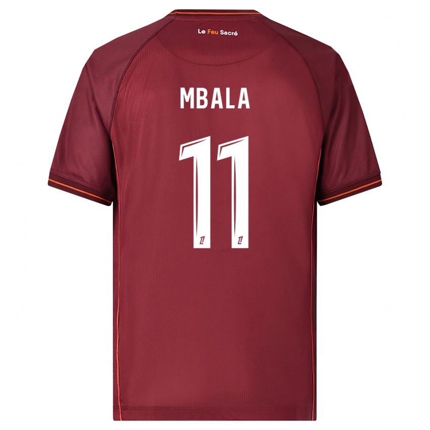 גברים ניית׳ן מבלה #11 בורדו לבן ג'רזי ביתית 2025/26 חולצה קצרה