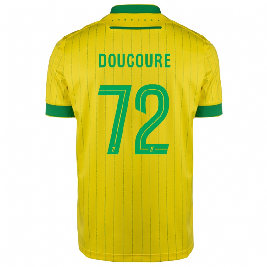גברים Sekou Doucoure #72 צהוב ירוק ג'רזי ביתית 2025/26 חולצה קצרה