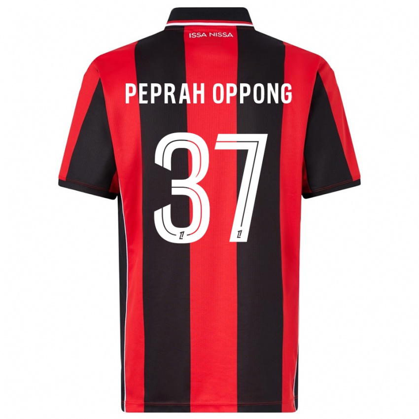 גברים קוג׳ו פפרה אופונג #37 אדום שחור ג'רזי ביתית 2025/26 חולצה קצרה