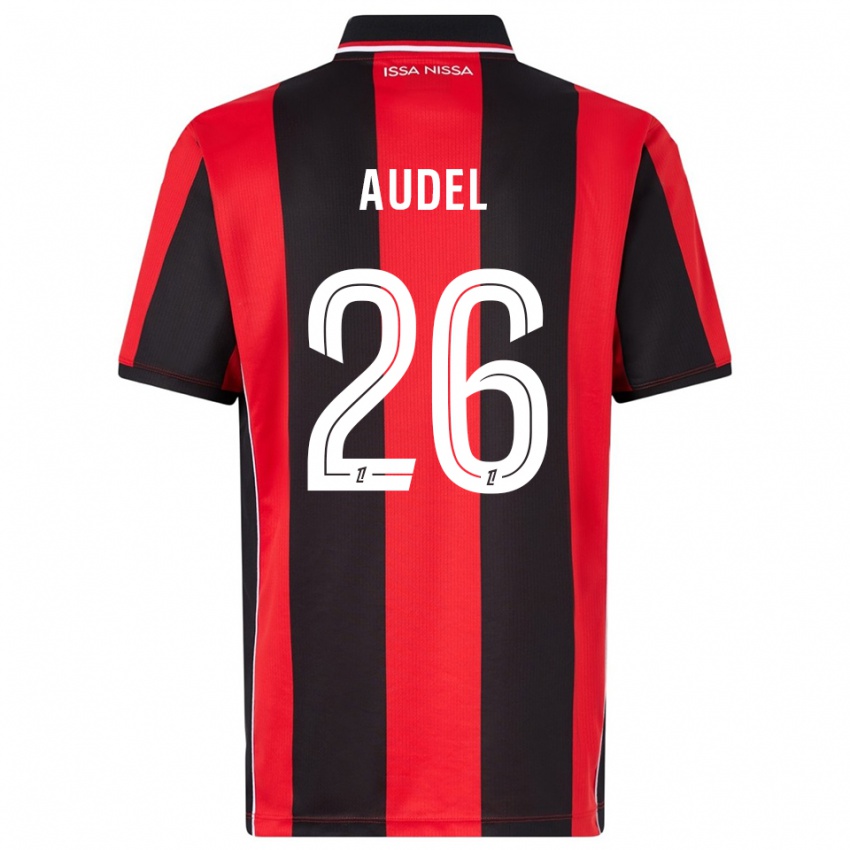 גברים ז'והאן אודל #26 אדום שחור ג'רזי ביתית 2025/26 חולצה קצרה