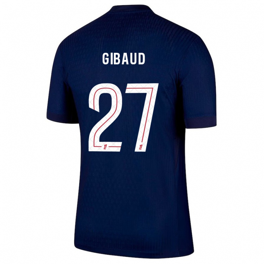 גברים פייר ג'יבו #27 כחול נייבי אדום ג'רזי ביתית 2025/26 חולצה קצרה