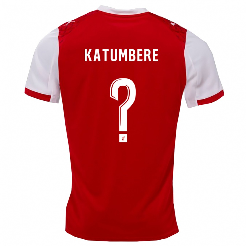 גברים נועה קטמבר #0 אדום לבן ג'רזי ביתית 2025/26 חולצה קצרה