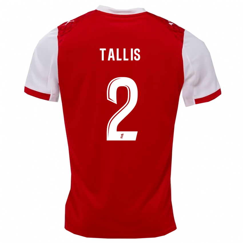 גברים לוהן טאליס #2 אדום לבן ג'רזי ביתית 2025/26 חולצה קצרה