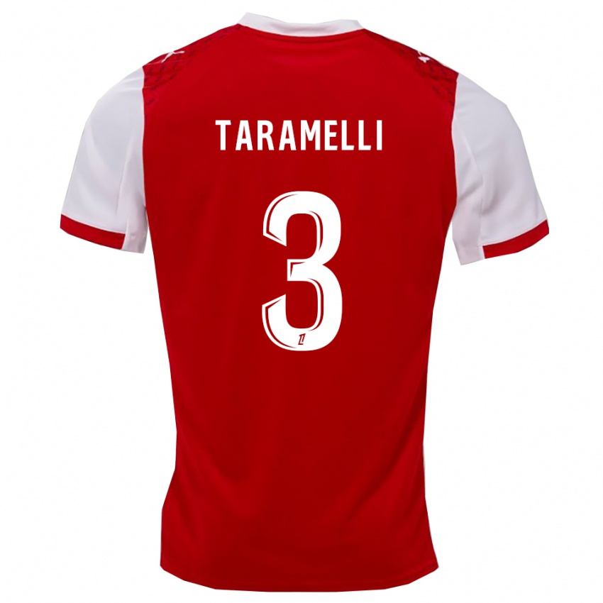 גברים ולנטין טרמלי #3 אדום לבן ג'רזי ביתית 2025/26 חולצה קצרה