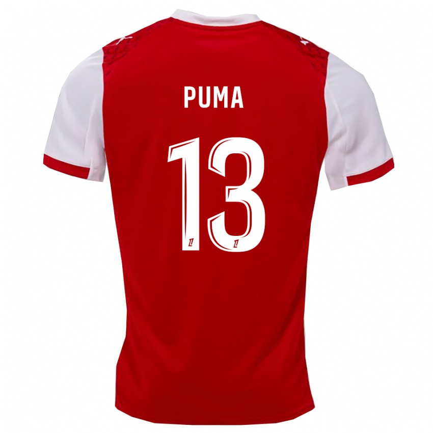 גברים Isaac Puma #13 אדום לבן ג'רזי ביתית 2025/26 חולצה קצרה