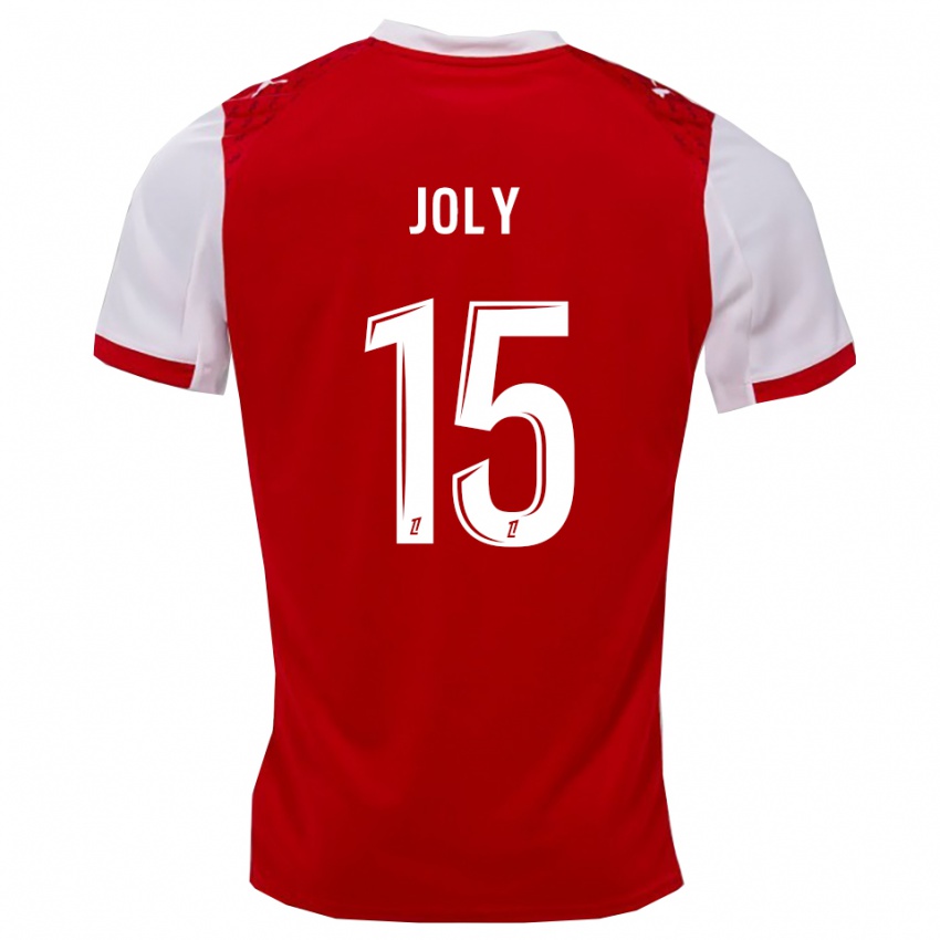 גברים לו-אן ז׳ולי #15 אדום לבן ג'רזי ביתית 2025/26 חולצה קצרה