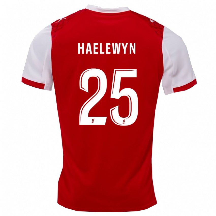 גברים מריון מרגריט הלווין #25 אדום לבן ג'רזי ביתית 2025/26 חולצה קצרה